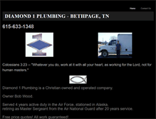 Tablet Screenshot of diamond1plumbing.weebly.com