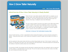 Tablet Screenshot of how2growtallernaturally.weebly.com