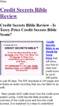 Mobile Screenshot of credit-secrets-bible-review.weebly.com