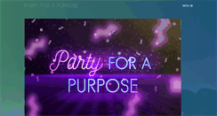 Desktop Screenshot of partyforapurpose.weebly.com