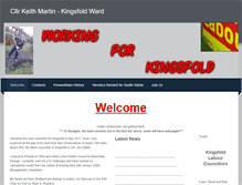 Tablet Screenshot of cllrkeithmartin.weebly.com