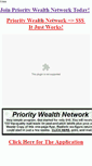 Mobile Screenshot of prioritywealth.weebly.com