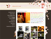 Tablet Screenshot of alexisart1.weebly.com