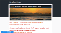 Desktop Screenshot of konabeachhouse.weebly.com