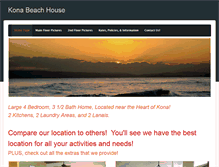 Tablet Screenshot of konabeachhouse.weebly.com