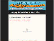 Tablet Screenshot of happy-aquarium.weebly.com