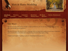 Tablet Screenshot of mattshanswedding.weebly.com