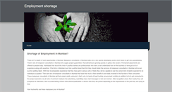 Desktop Screenshot of employmentshortage1.weebly.com