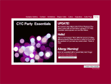 Tablet Screenshot of cycparty.weebly.com