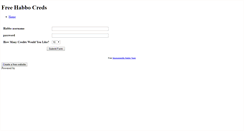 Desktop Screenshot of habbo-free-creds.weebly.com