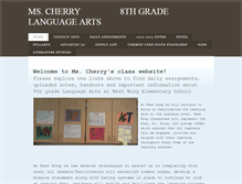 Tablet Screenshot of cherrysclass.weebly.com