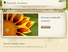 Tablet Screenshot of butterflyacademy.weebly.com