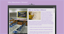 Desktop Screenshot of missmarchioneswebsite.weebly.com