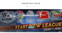 Desktop Screenshot of bandarbolaonline.weebly.com