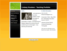 Tablet Screenshot of lindseyknudsen.weebly.com