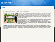 Tablet Screenshot of olstickcricket.weebly.com