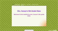 Desktop Screenshot of mrscarsons5thgrade.weebly.com
