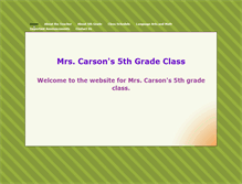 Tablet Screenshot of mrscarsons5thgrade.weebly.com