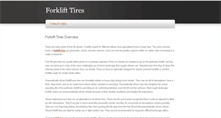 Desktop Screenshot of forklift-tires.weebly.com