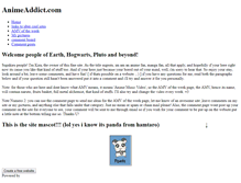 Tablet Screenshot of animeaddict.weebly.com