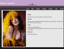 Tablet Screenshot of annacoquette.weebly.com