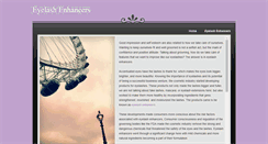 Desktop Screenshot of eyelashenhancers.weebly.com