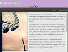 Tablet Screenshot of eyelashenhancers.weebly.com