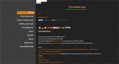 Desktop Screenshot of freegameslist.weebly.com