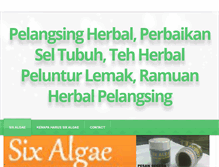 Tablet Screenshot of pelangsingsixalgaebodyimprovement.weebly.com