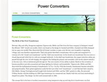 Tablet Screenshot of powerconverters.weebly.com