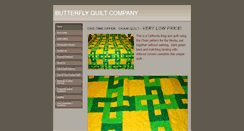 Desktop Screenshot of butterflyquiltcompany.weebly.com