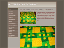 Tablet Screenshot of butterflyquiltcompany.weebly.com