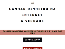 Tablet Screenshot of ganhardinheironainternetaverdade.weebly.com