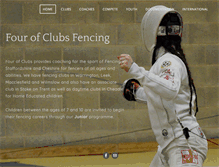 Tablet Screenshot of fourofclubs.weebly.com