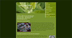 Desktop Screenshot of oakcreekfarm.weebly.com