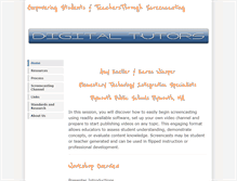 Tablet Screenshot of digitaltutors.weebly.com