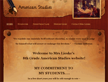 Tablet Screenshot of americanstudieslieske.weebly.com