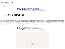 Tablet Screenshot of easy20now.weebly.com