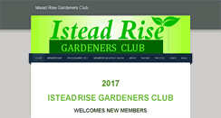 Desktop Screenshot of isteadrisegardenersclub.weebly.com