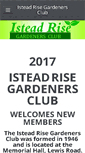 Mobile Screenshot of isteadrisegardenersclub.weebly.com