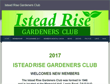 Tablet Screenshot of isteadrisegardenersclub.weebly.com