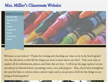 Tablet Screenshot of mrsmillersclasspage.weebly.com