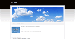 Desktop Screenshot of grantshighlibrary.weebly.com
