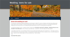 Desktop Screenshot of fallwedding.weebly.com