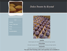 Tablet Screenshot of dolcesweets.weebly.com