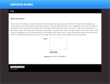 Tablet Screenshot of life-clickz-invites.weebly.com