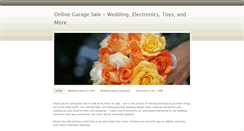 Desktop Screenshot of afterweddinggaragesale.weebly.com