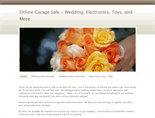 Tablet Screenshot of afterweddinggaragesale.weebly.com