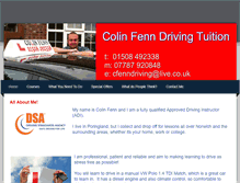 Tablet Screenshot of colinfenndriving.weebly.com