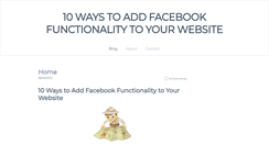 Desktop Screenshot of facebookfunctionality.weebly.com